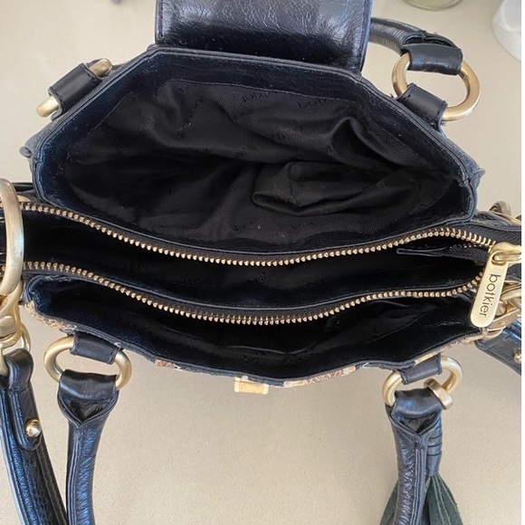 Botkier Black and Snakeskin Leather Handbag - Picture 5 of 8